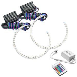 Honda Civic Sedan Headlight Halo Kit - ORACLE Lighting - ColorSHIFT with Simple Controller - ColorSHIFT - `06-`11